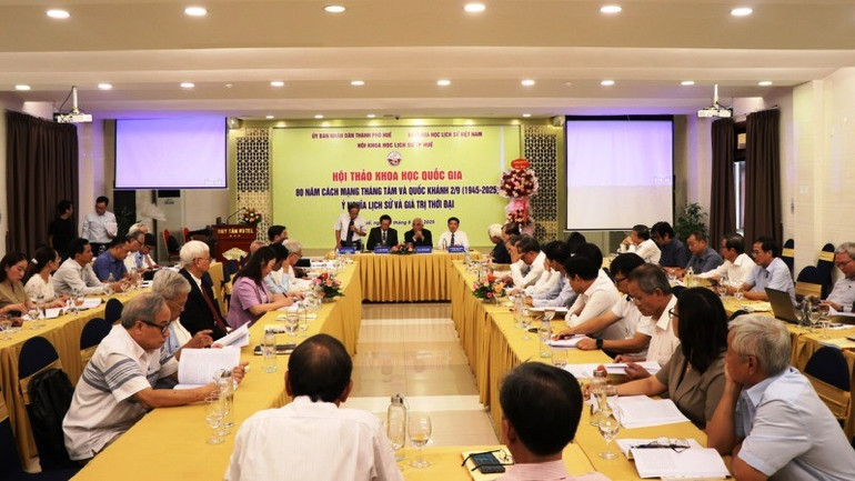 Hội thảo quy tụ đông đảo các nhà khoa học, nhà nghiên cứu, lãnh đạo từ nhiều trung tâm học thuật có uy tín, các trường đại học, viện nghiên cứu trên toàn quốc tham gia. 2.jpg
