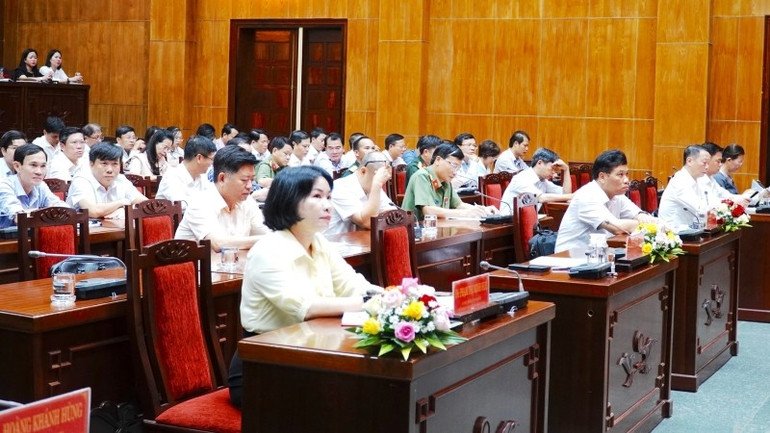 Các đại biểu tham dự hội nghị. (Ảnh: L.THỌ) 2.jpg
