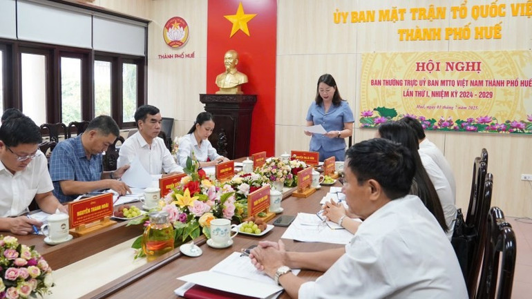 Hội nghị Ban Thường trực Ủy ban Mặt trận Tổ quốc Việt Nam thành phố lần thứ I nhiệm kỳ 2024-2029. a5.jpg
