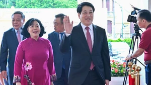 Chủ tịch nước Lương Cường đã tới dự buổi lễ tại Hà Nội.