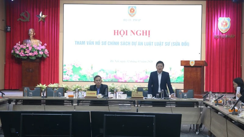 Bộ Tư pháp tham vấn sửa đổi Luật Luật sư, tập trung vào 3 nhóm chính sách lớn