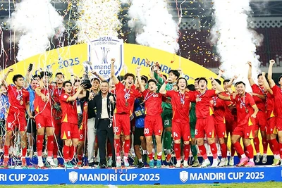 Đội tuyển U23 Việt Nam lần thứ ba liên tiếp vô địch Đông Nam Á