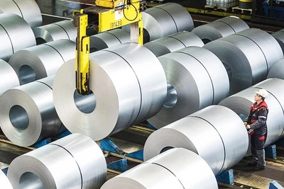 Sản phẩm thép của EU bị áp thuế cao khi vào thị trường Mỹ. Ảnh: BLOOMBERG NEWS