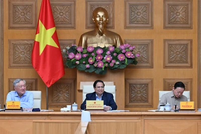 Thủ tướng Phạm Minh Chính chủ trì cuộc họp sơ kết 1 tháng vận hành chính quyền địa phương 2 cấp. 