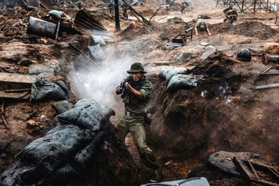 Cảnh trong phim "Mưa đỏ". (Ảnh: Galaxy Studio)