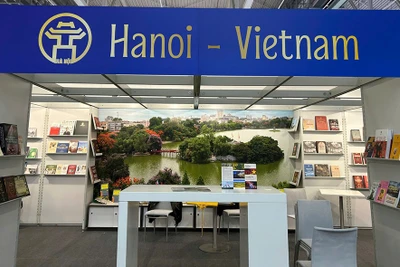 Gian hàng của ngành xuất bản Việt Nam tại Hội sách.