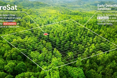 Công nghệ sẽ giúp đổi phó cháy rừng hiệu quả hơn. Ảnh: NATURE