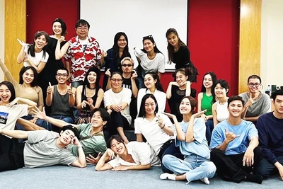 Lớp diễn xuất của “Gặp gỡ mùa thu 2022”. Ảnh: BTC CUNG CẤP