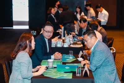 Các doanh nghiệp du lịch Việt Nam và Hàn Quốc trao đổi hợp tác. (Ảnh: Ban Tổ chức)