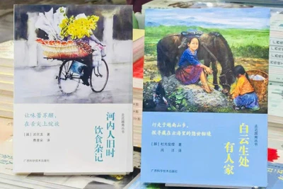 Bìa cuốn sách được chuyển ngữ sang tiếng Trung. (Ảnh: Chi books)