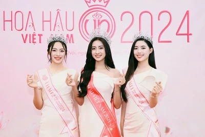 Top 3 cuộc thi Hoa hậu Việt Nam. (Ảnh: Ban tổ chức)