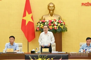 Chủ tịch Quốc hội Trần Thanh Mẫn phát biểu khai mạc phiên họp.