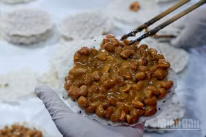 Lạc mẩy, gừng thơm, mật sánh, bánh đa giòn, từng thành phần hội tụ theo công thức gia truyền và bàn tay người nghệ nhân, cho ra những miếng kẹo cu đơ đậm đà, in sâu trong ký ức người thưởng thức.