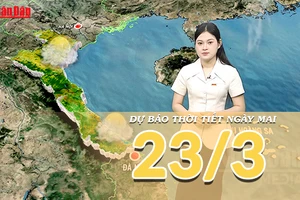 [Video] Dự báo thời tiết đêm nay và ngày mai 23/3/2026: Vùng áp thấp phía Tây hoạt động trở lại, miền Bắc nắng ráo