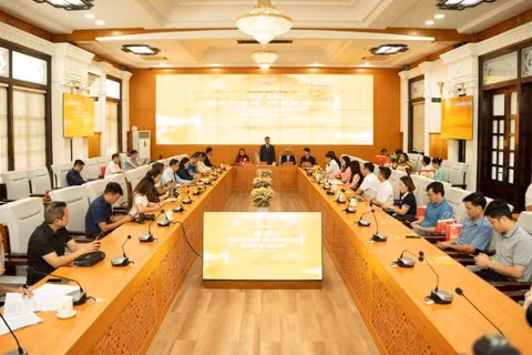 Họp báo công bố chương trình Huế - Kinh đô ẩm thực 2026 với chủ đề “Ngày Bún bò Huế”.