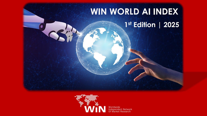 Bìa bản báo cáo Chỉ số AI toàn cầu - WIN công bố vào tháng 7/2025.