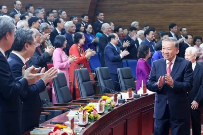 Tổng Bí thư Tô Lâm dự Lễ công bố Nghị quyết sáp nhập đơn vị hành chính tại Thành phố Hồ Chí Minh.