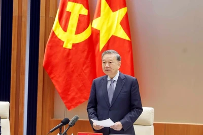 Tổng Bí thư Tô Lâm phát biểu. Ảnh: Thống Nhất/TTXVN