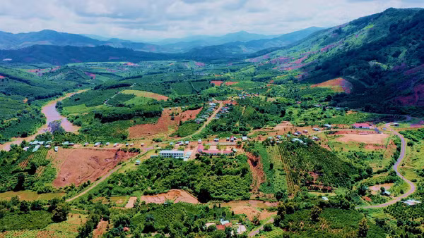 Một góc địa bàn xã Đăk Pxi, tỉnh Quảng Ngãi.