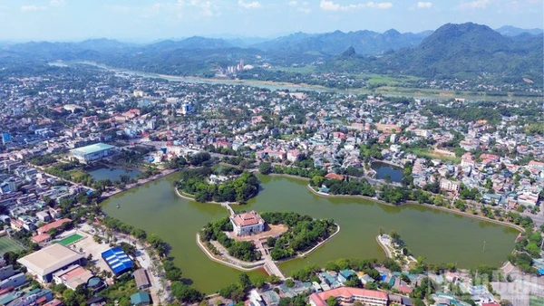 Một góc phường Minh Xuân, tỉnh Tuyên Quang. (Ảnh CHUNG THẮNG) 