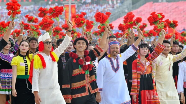 [Ảnh] Hình ảnh đẹp của các khối diễu hành tại Lễ kỷ niệm 80 năm Quốc khánh 