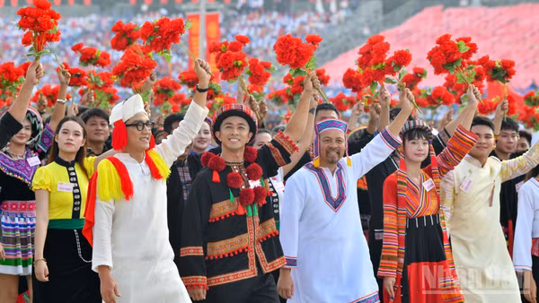 [Ảnh] Hình ảnh đẹp của các khối diễu hành tại Lễ kỷ niệm 80 năm Quốc khánh 