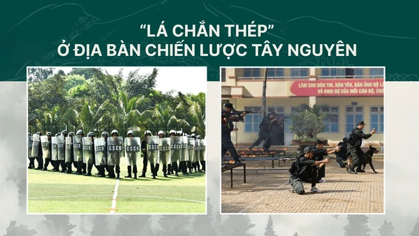 “Lá chắn thép” ở địa bàn chiến lược Tây Nguyên