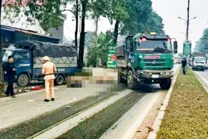 Hiện trường vụ việc.