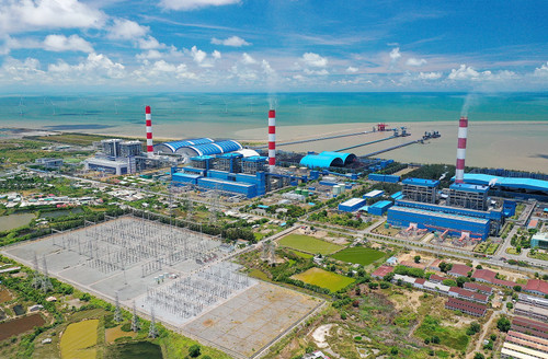 Toàn cảnh Công ty Nhiệt điện Duyên Hải, tỉnh Vĩnh Long. (Ảnh: Bá Thi)