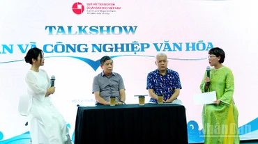 Các đại biểu tham gia Tọa đàm “Game Di sản và Công nghiệp văn hóa”.
