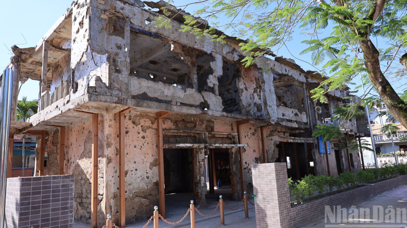 Trường Bồ Đề là công trình hiếm hoi còn lại sau cuộc chiến khốc liệt 81 ngày đêm bảo vệ Thành cổ năm 1972.