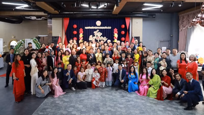 Chương trình Tết cộng đồng "Xuân Quê hương 2026" tại Thổ Nhĩ Kỳ. (Ảnh: Đại sứ quán Việt Nam tại Thổ Nhĩ Kỳ)