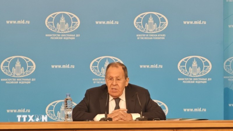 Bộ trưởng Ngoại giao Nga Sergey Lavrov. (Ảnh: TTXVN)
