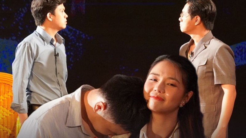 Cùng đề tài gia đình thời hiện đại và sau chiến tranh, hai vở diễn của "Mùa cảm xúc" giúp khán giả cảm nhận, soi chiếu lại chính mình trong tình yêu và hạnh phúc gia đình. (Trong ảnh: Cảnh vở diễn "Mặt nạ người")