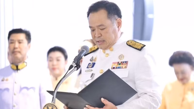 Thủ tướng Thái Lan Anutin Charnvirakul. (Ảnh: THX/TTXVN)