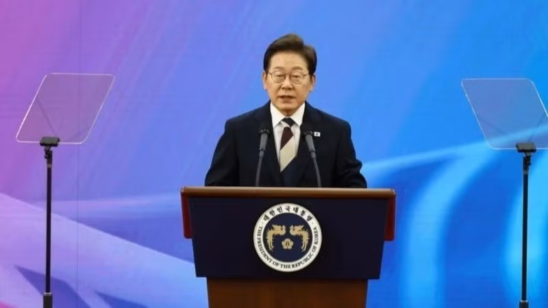 Tổng thống Hàn Quốc Lee Jae Myung. (Ảnh: THX/TTXVN)