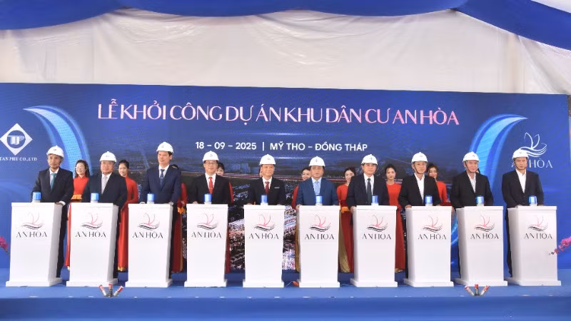 Nghi thức khởi công Dự án khu dân cư An Hòa.