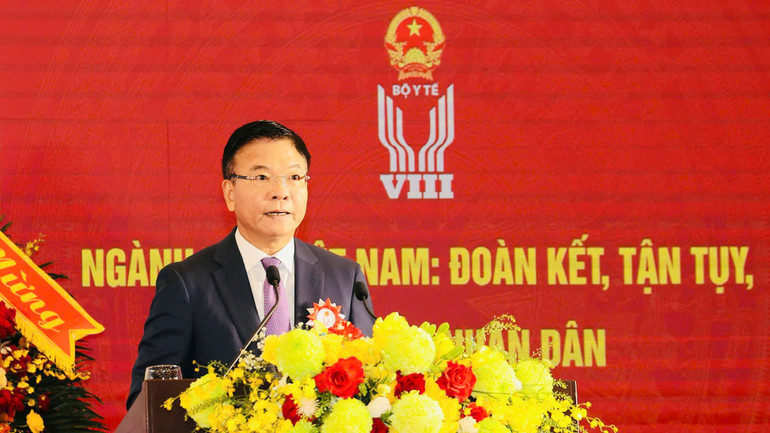 Phó Thủ tướng Lê Thành Long phát biểu tại đại hội. td2.jpg