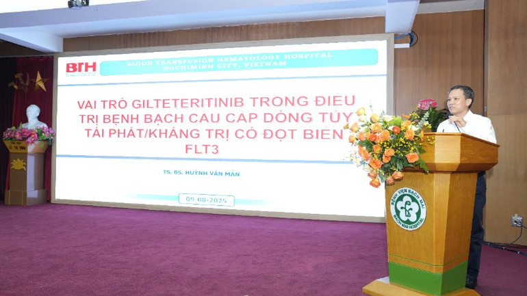 Các chuyên gia trao đổi về kết quả điều trị một số bệnh lý huyết học. mau-29-8-3660.jpg
