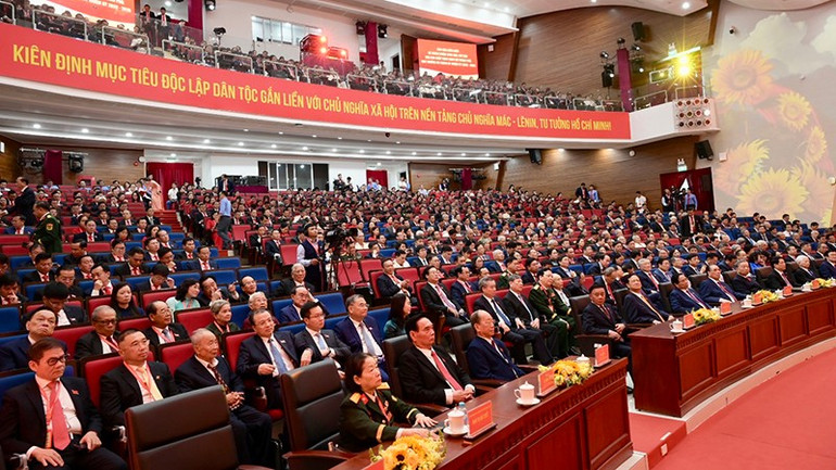 Các đại biểu tham dự phiên khai mạc Đại hội. (Ảnh: Ban tổ chức) z7114225277968-6e2343c88ac7bcfbe8b65df88137f496.jpg