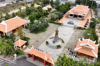 Toàn cảnh Di tích lịch sử-văn hóa cấp quốc gia đền thờ Nguyễn Hữu Cảnh, tại phường Hiệp Hòa, thành phố Biên Hòa.