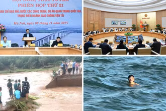 Tin nổi bật ngày 8/11: Thủ tướng chỉ đạo tăng tốc các dự án giao thông trọng điểm; cứu vớt được cả 3 người mất tích trên biển Lý Sơn