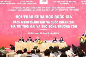 Quang cảnh hội thảo chiều 14/8.