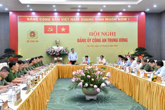 Tổng Bí thư Tô Lâm phát biểu kết luận Hội nghị. (Ảnh: Đăng Khoa)