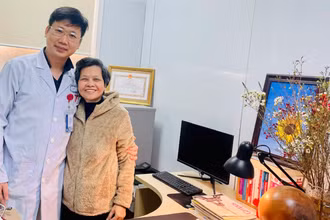Bệnh nhân xuất huyết dưới nhện đã được điều trị.