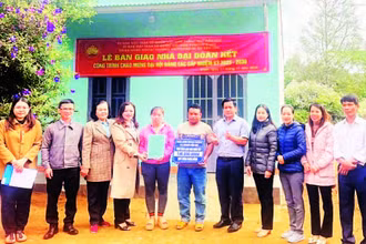 Thành phố Bảo Lộc, tỉnh Lâm Đồng đã hoàn thành kế hoạch xóa nhà tạm, nhà dột nát. (Ảnh VĂN BẢO)