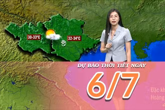 [Video] Dự báo thời tiết ngày 6/7/2025: Trời chuyển nắng trên các khu vực 