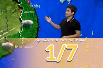 [Video] Dự báo thời tiết đêm nay và ngày mai 1/7/2025: Mưa lớn tiếp diễn ở khu vực Bắc Bộ