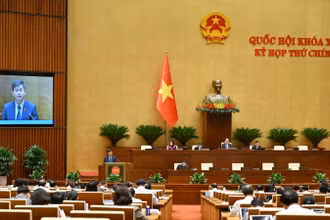 Kỳ họp thứ 9, Quốc hội khóa XV. (Ảnh: THỦY NGUYÊN)
