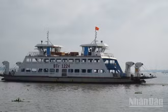 Phà tạm Rạch Miễu chính thức ngưng hoạt động từ 0 giờ ngày 20/8/2025.